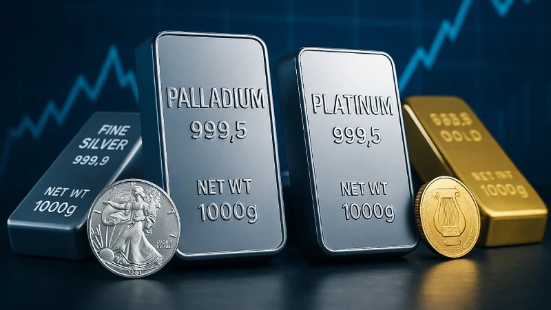 Precious Metal Dealer New Jersey – Your Trusted Partner for Gold, Silver, Platinum & Palladium